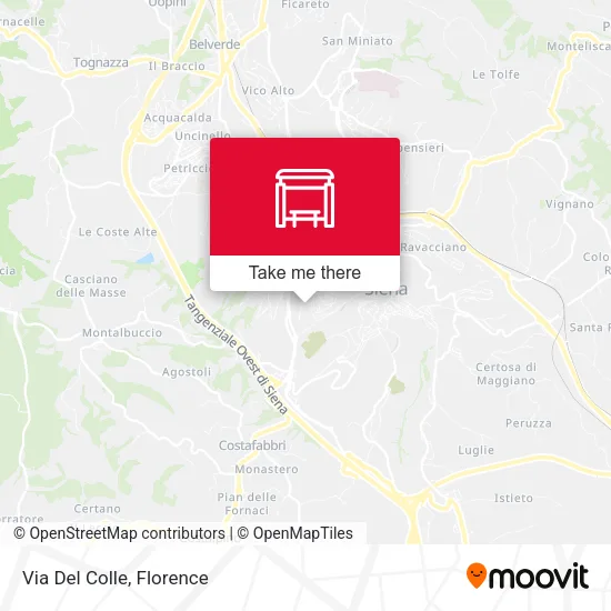 Via Del Colle map