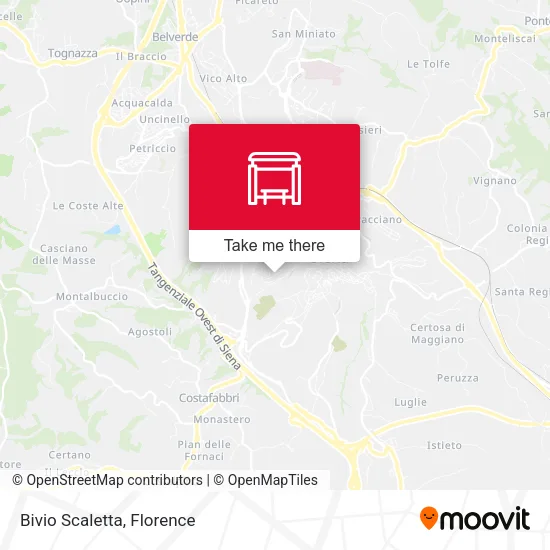 Bivio Scaletta map