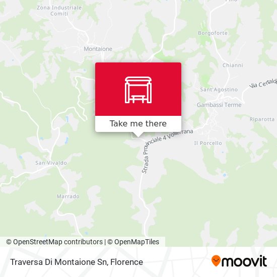 Traversa Di Montaione Sn map