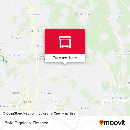 Bivio Fagniano map