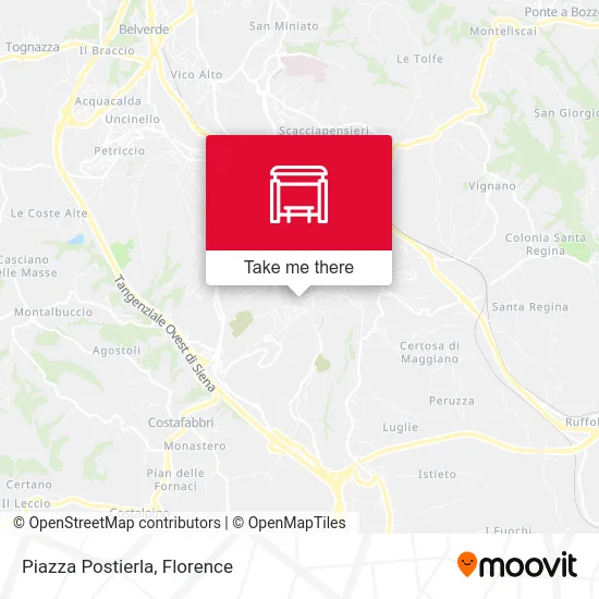 Piazza Postierla map