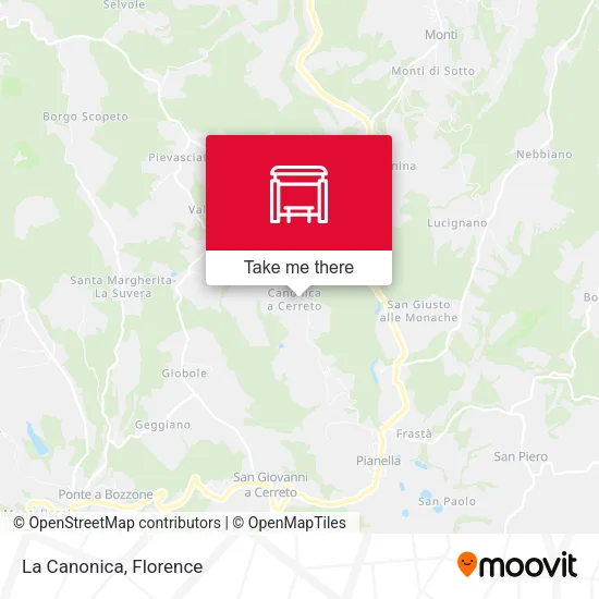 La Canonica map