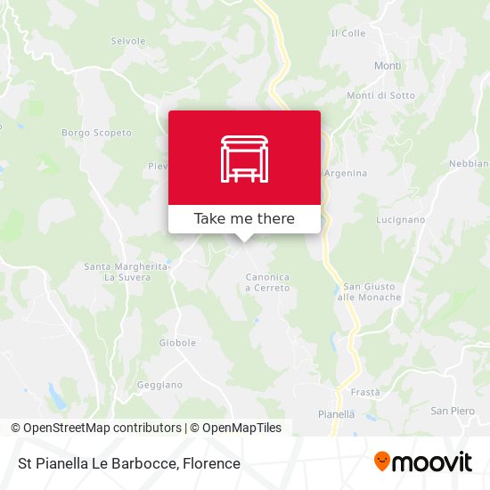 St Pianella Le Barbocce map