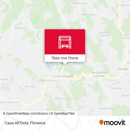 Casa All'Oste map