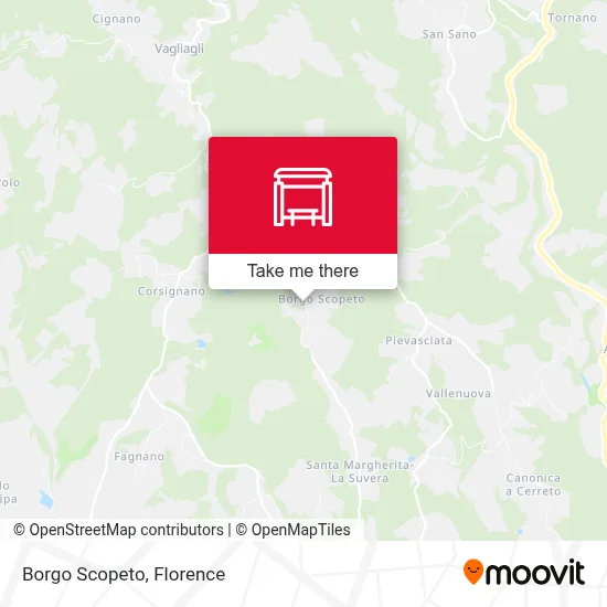 Borgo Scopeto map