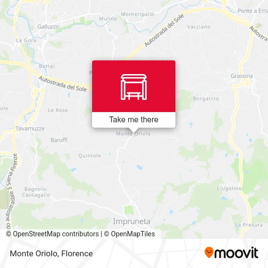 Monte Oriolo map