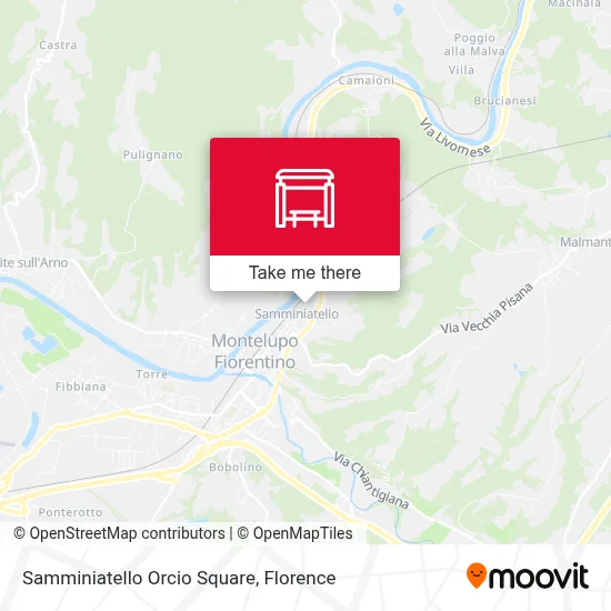 Samminiatello Orcio Square map