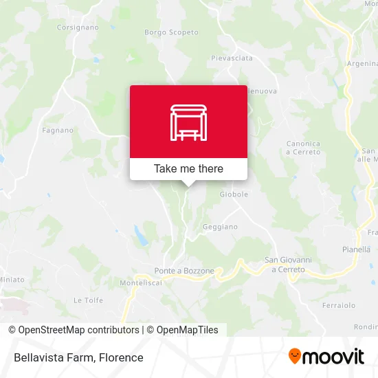 Bellavista Farm map