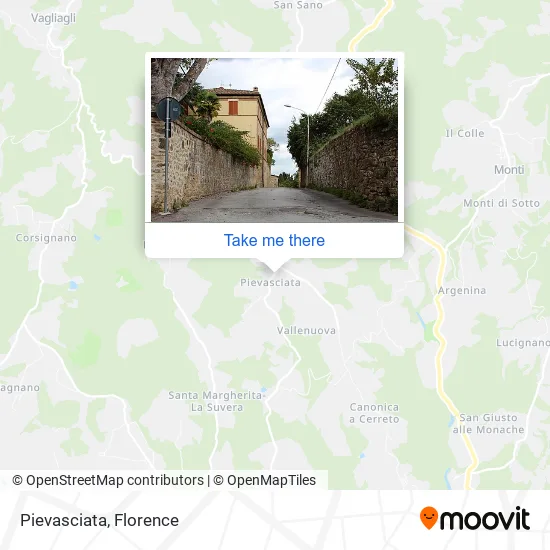 Pievasciata map