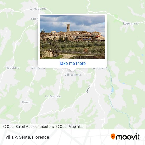 Villa A Sesta map