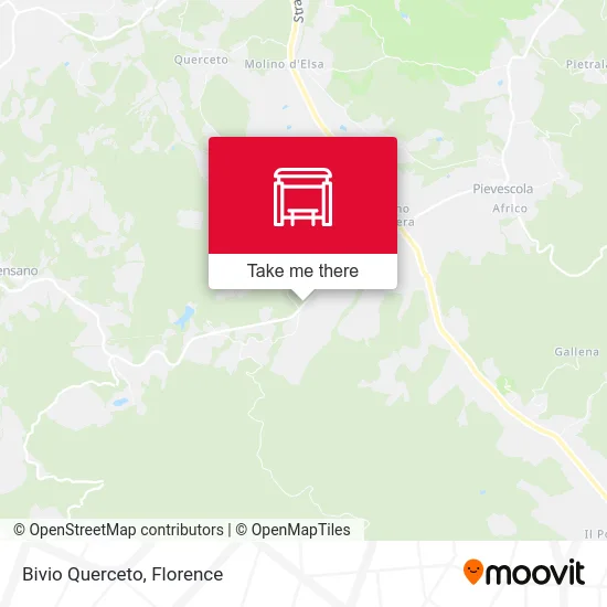 Querceto Junction map