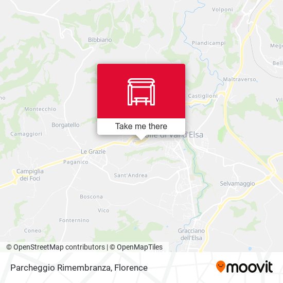 Parcheggio Rimembranza map