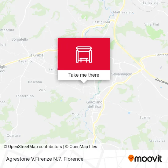 Agrestone V.Firenze N.7 map