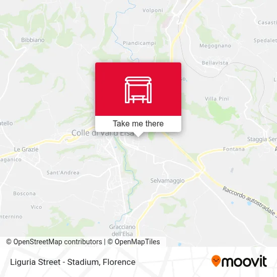 Liguria Street - Stadium map