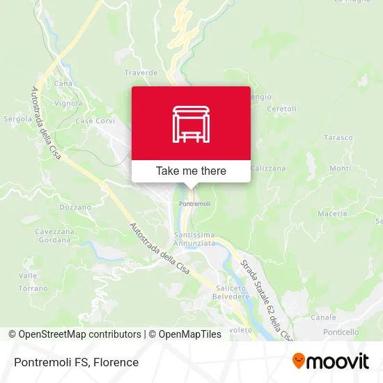 Pontremoli FS map