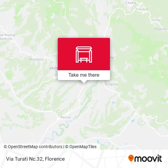 Via Turati Nc.32 map