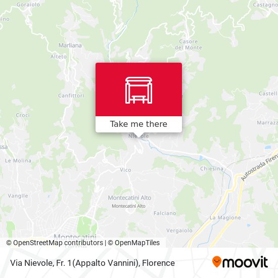 Via Nievole, Fr. 1(Appalto Vannini) map