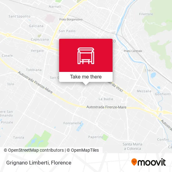 Grignano Limberti map