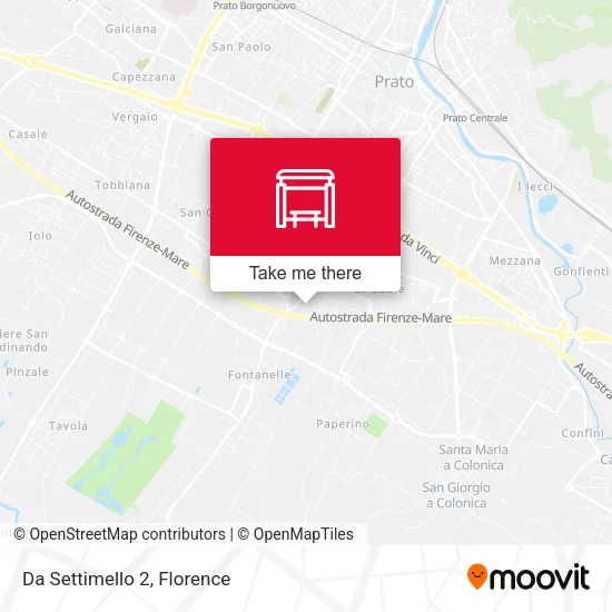 Da Settimello 2 map