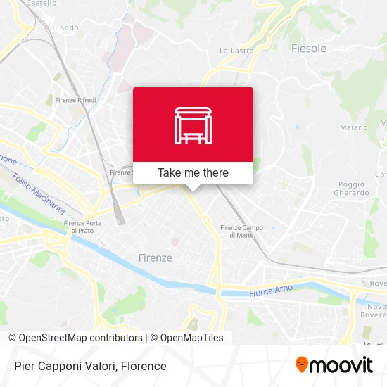 Pier Capponi Valori map