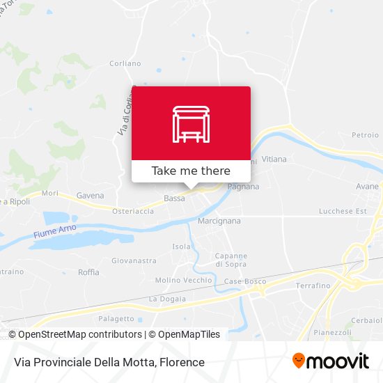 Via Provinciale Della Motta map