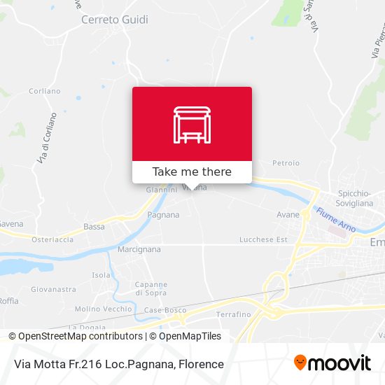 Via Motta Fr.216 Loc.Pagnana map