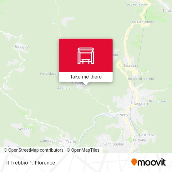 Il Trebbio 1 map