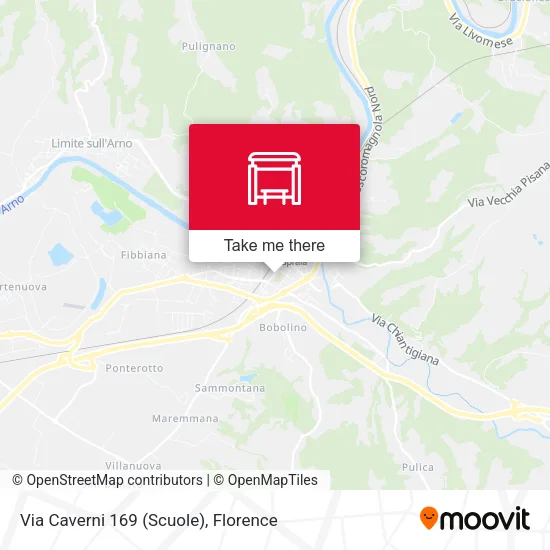 Via Caverni 169 (Scuole) map