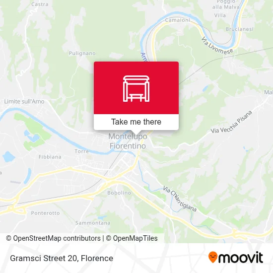 Gramsci Street 20 map