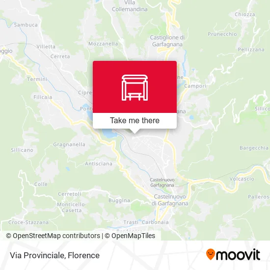 Via Provinciale map