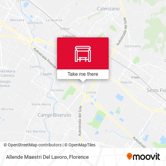 Allende Maestri Del Lavoro map