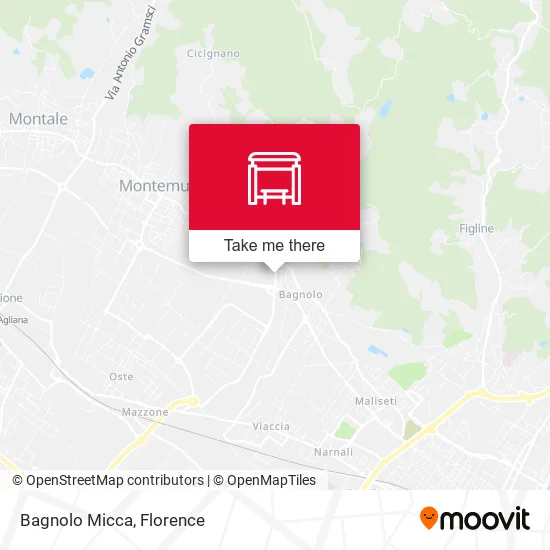 Bagnolo Micca map
