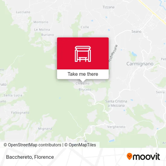 Bacchereto map