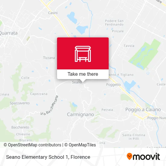 Seano Elementary School 1 map
