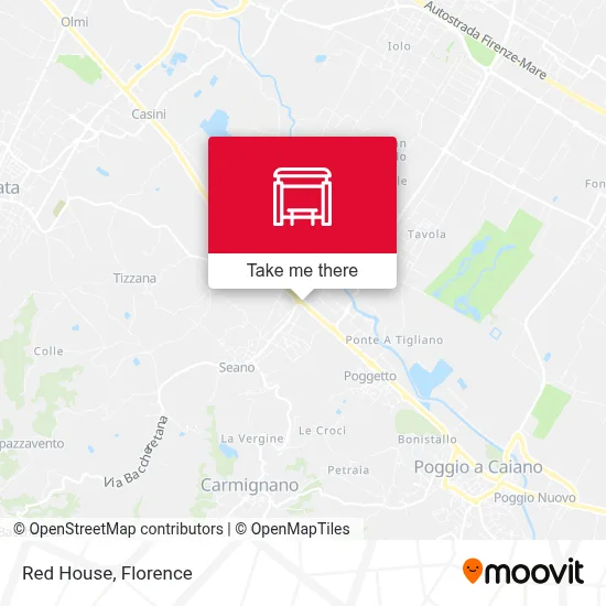 Red House map