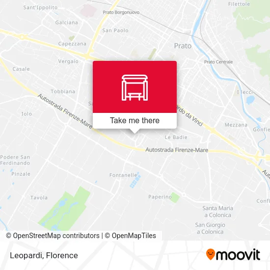 Leopardi map