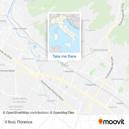 Il Rosi map