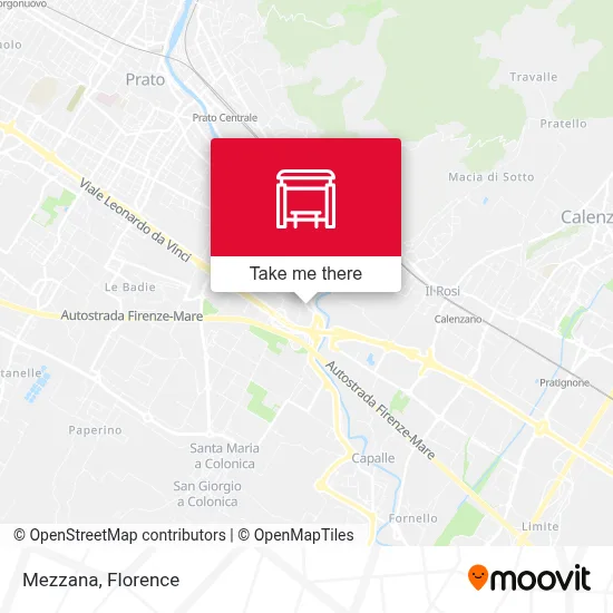 Mezzana map