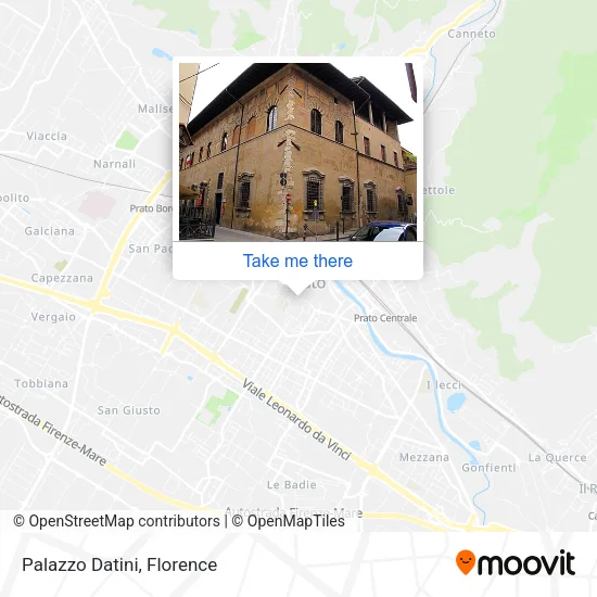 Palazzo Datini map