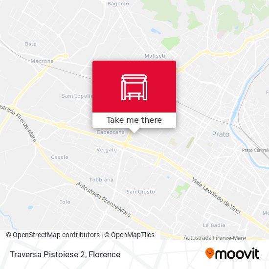 Traversa Pistoiese 2 map