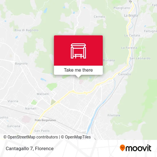 Cantagallo 7 map