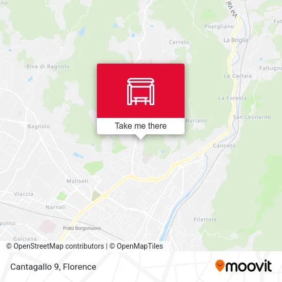 Cantagallo 9 map