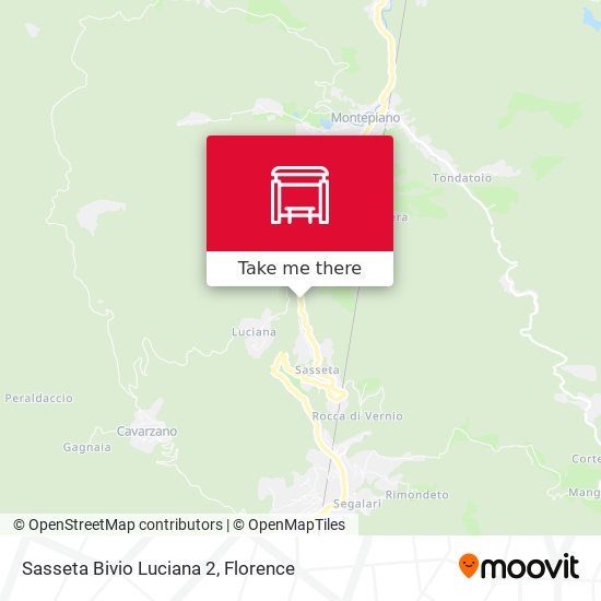 Sasseta Bivio Luciana 2 map