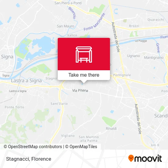 Stagnacci map