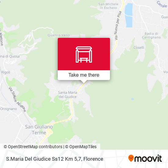S.Maria Del Giudice Ss12 Km 5,7 map