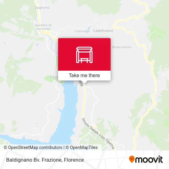 Baldignano Bv. Frazione map