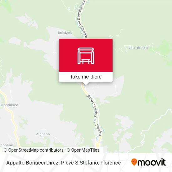 Appalto Bonucci Direz. Pieve S.Stefano map