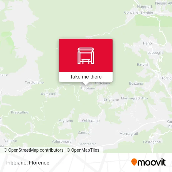 Fibbiano map
