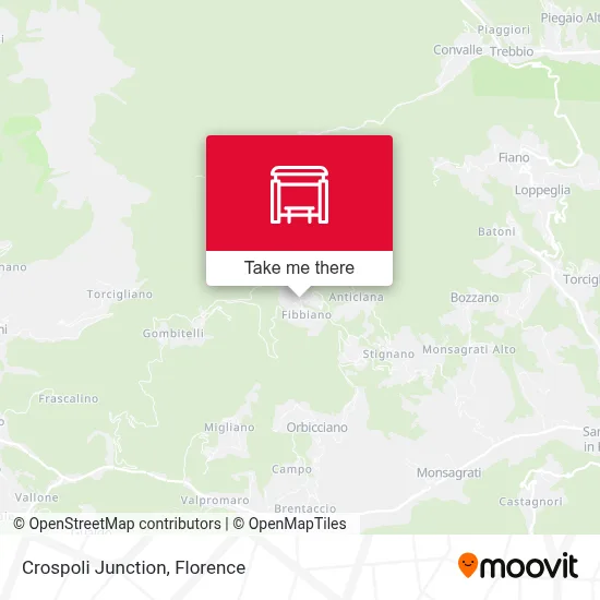 Crospoli Junction map