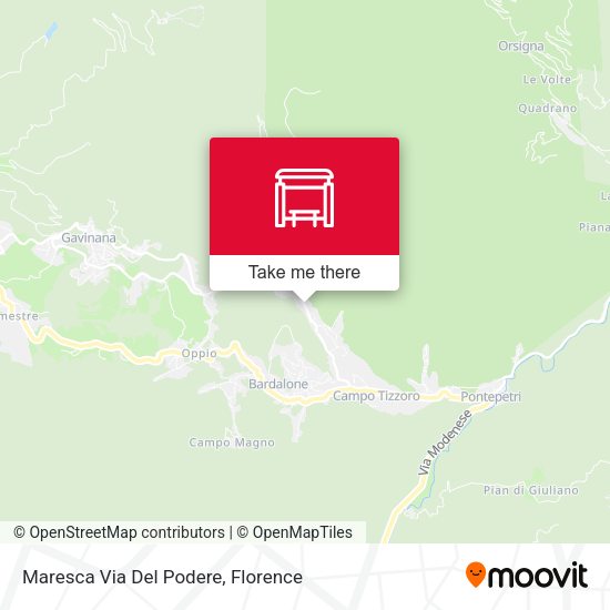Maresca Via Del Podere map